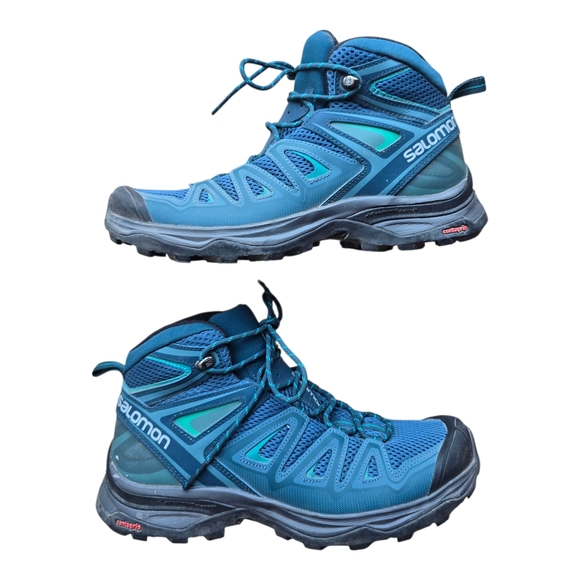 Salomon Blue Hiking Boots - Picture 1 of 6